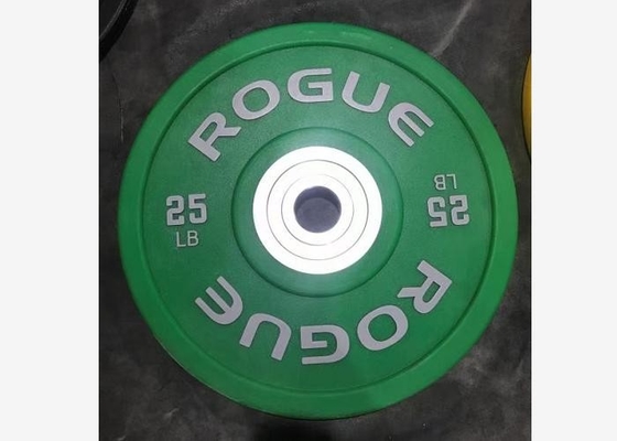 แผ่นน้ำหนักบาร์เบลยาง PU สีดำ / แผ่นยกน้ำหนัก 2.5 - 25กก